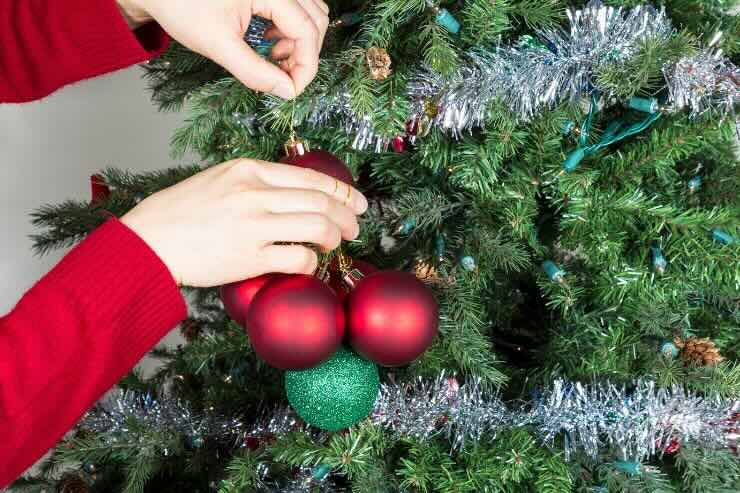 Palline, albero di Natale 