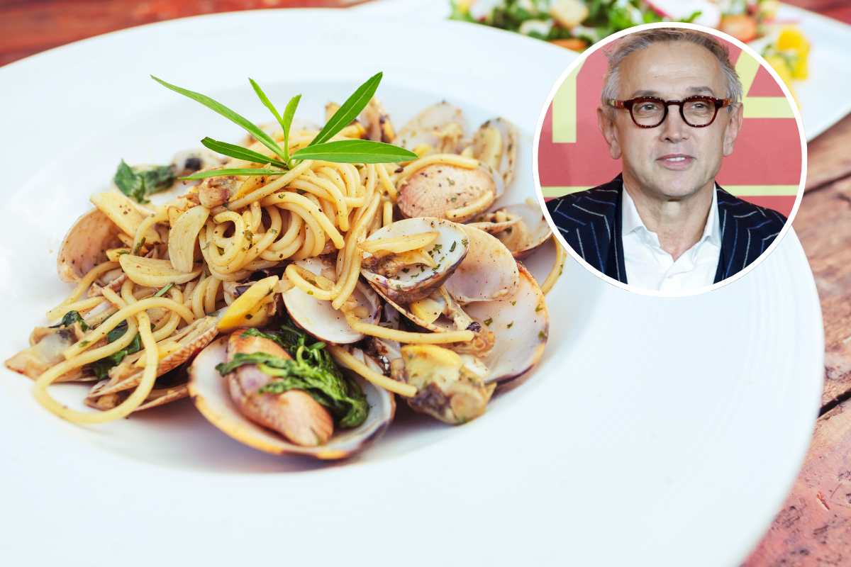 spaghetti e vongole Bruno Barbieri